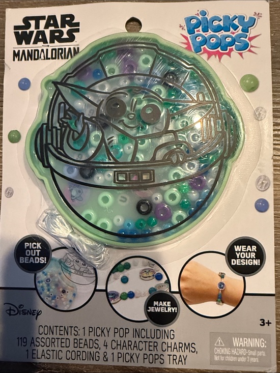 Star Wars Other - Star Wars Picky Pops Bead Kit - Green, Blue, Purple